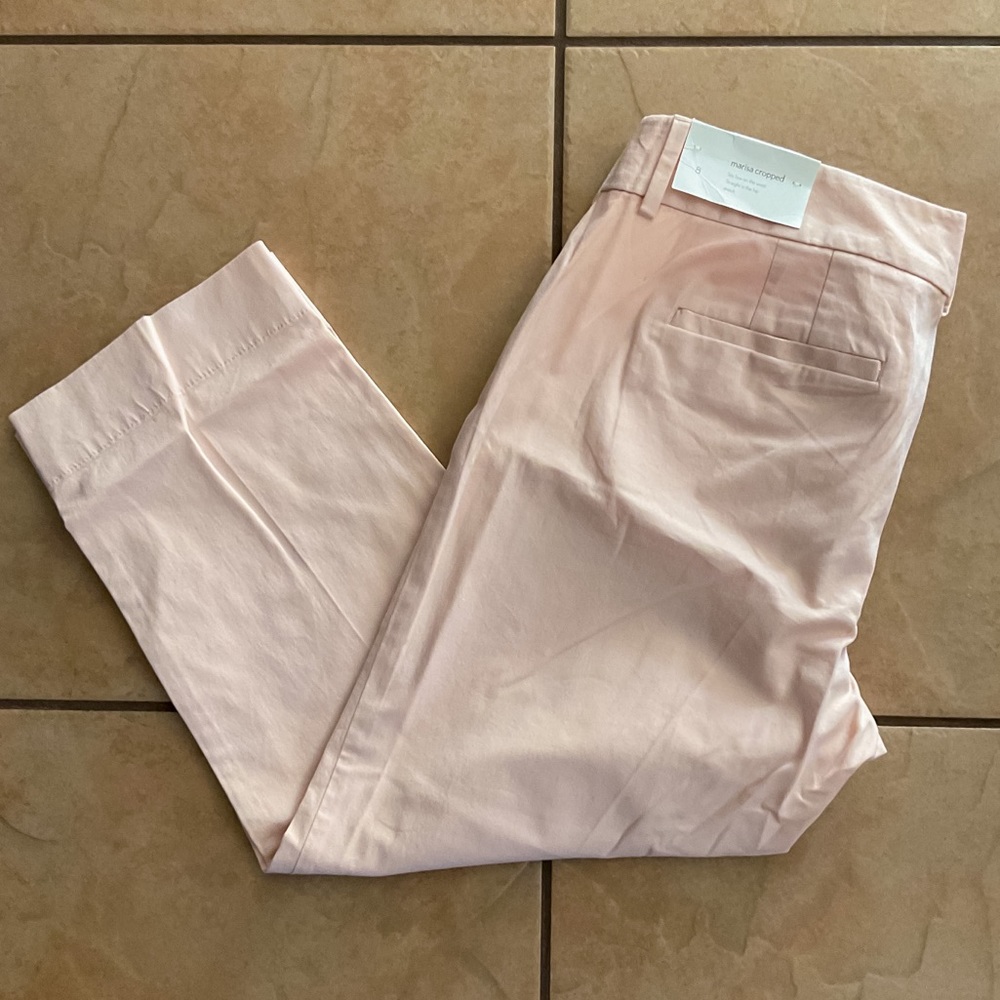 Loft Pink Cropped Pants